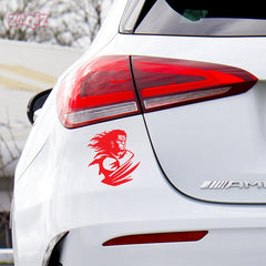 Stylish Hanuman Car Sticker | Easy-to-Apply Bhakti Design