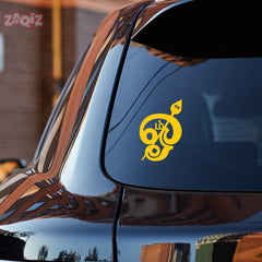 Premium Om Car & Bike Sticker | Waterproof Spiritual Decal