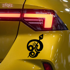 Premium Om Car & Bike Sticker | Waterproof Spiritual Decal