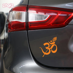 Matte Finish Om Mandala Bike Sticker | Stylish & Durable