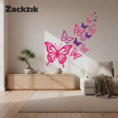 Colorful Butterfly Wall Sticker for Living Room Decoration
