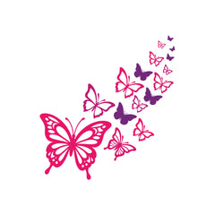 Colorful Butterfly Wall Sticker for Living Room Decoration