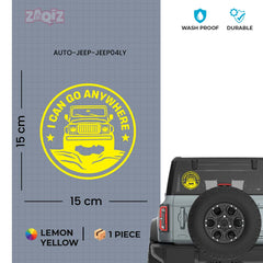 Proud Jeep Owner Sticker for Vehicles