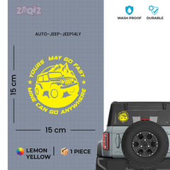 Proud Jeep Enthusiast Adventure Decal