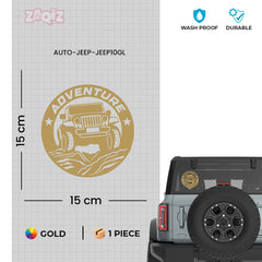 Jeep Lover Emblem for Road Trips