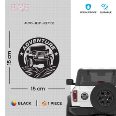 Jeep Lover Emblem for Road Trips