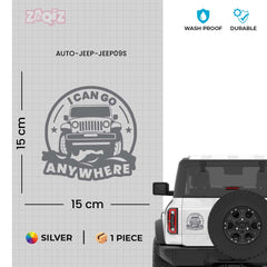 High-Quality Jeep Decal for Off-Roading