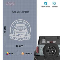 High-Quality Jeep Decal for Off-Roading