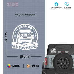 High-Quality Jeep Decal for Off-Roading