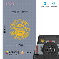 Adventure Lover Jeep Emblem for Vehicles