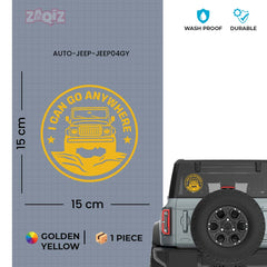 Proud Jeep Owner Sticker for Vehicles