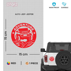 Jeep Lover Emblem for Road Trips