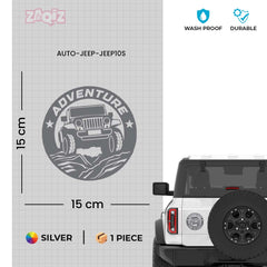 Jeep Lover Emblem for Road Trips