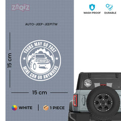 Adventure Lover Jeep Emblem for Vehicles