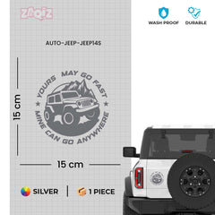 Proud Jeep Enthusiast Adventure Decal