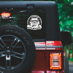 High-Quality Jeep Decal for Off-Roading