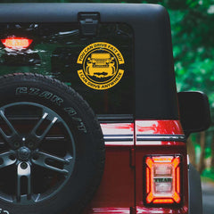 Classic Jeep Life Sticker for Vehicles