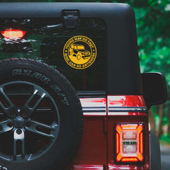 Compact Jeep Adventure Sticker for SUVs