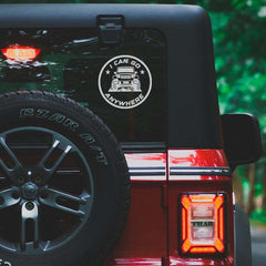 Durable Jeep Decal for Adventure Lovers