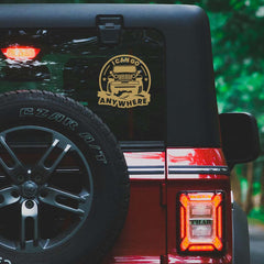 High-Quality Jeep Decal for Off-Roading