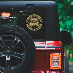 Classic Jeep Life Sticker for Vehicles