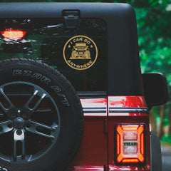 Durable Jeep Decal for Adventure Lovers
