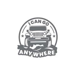 High-Quality Jeep Decal for Off-Roading