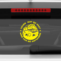 Proud Jeep Enthusiast Adventure Decal
