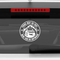 Adventure Lover Jeep Emblem for Vehicles