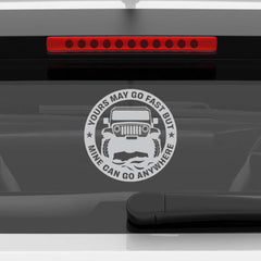 Adventure Ready Jeep Emblem for Cars