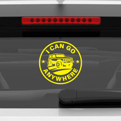 Bold Jeep Adventure Sticker for SUVs