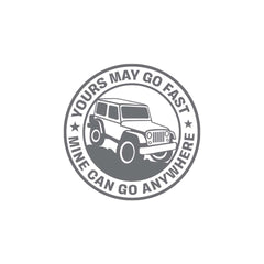 Compact Jeep Adventure Sticker for SUVs