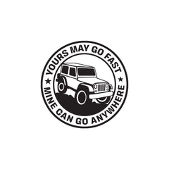 Compact Jeep Adventure Sticker for SUVs