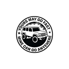 Durable Jeep Shield Sticker for Off-Roaders