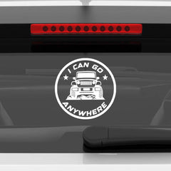 Durable Jeep Decal for Adventure Lovers