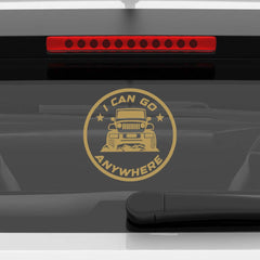 Durable Jeep Decal for Adventure Lovers