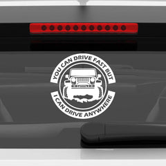 Classic Jeep Life Sticker for Vehicles