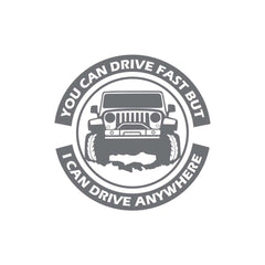 Classic Jeep Life Sticker for Vehicles