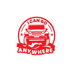 High-Quality Jeep Decal for Off-Roading