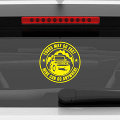 Adventure Lover Jeep Emblem for Vehicles