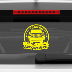 High-Quality Jeep Decal for Off-Roading