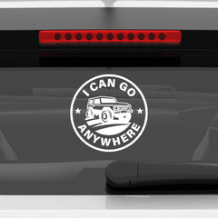 Bold Jeep Adventure Sticker for SUVs