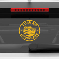 Bold Jeep Adventure Sticker for SUVs