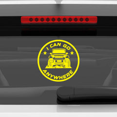 Durable Jeep Decal for Adventure Lovers