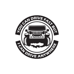 Classic Jeep Life Sticker for Vehicles