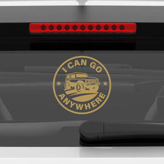 Bold Jeep Adventure Sticker for SUVs
