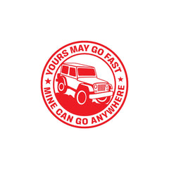 Compact Jeep Adventure Sticker for SUVs