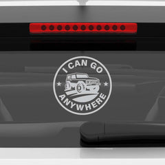 Bold Jeep Adventure Sticker for SUVs