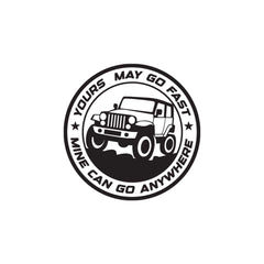 Off-Road Legend Jeep Life Sticker
