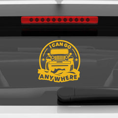 High-Quality Jeep Decal for Off-Roading